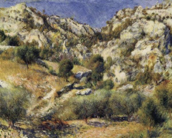 Pierre Renoir Rocky Crags at L'Estaque